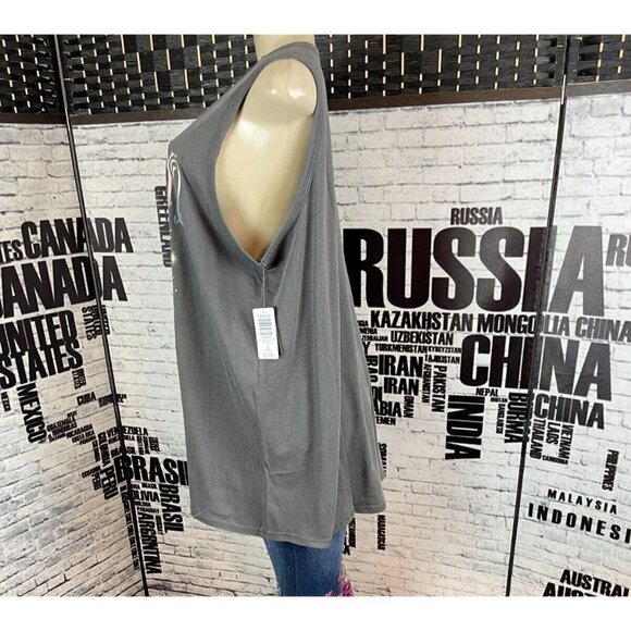 Pink Floyd Torrid Plus 3 Gray Wish You Were Here Graphic Crew Cotton Tank Top - Picture 3 of 6